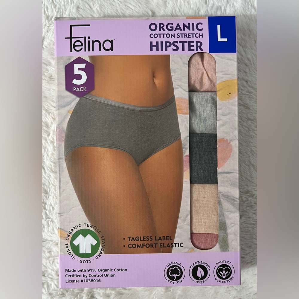 Felons Organic Cotton Stretch Hipsters